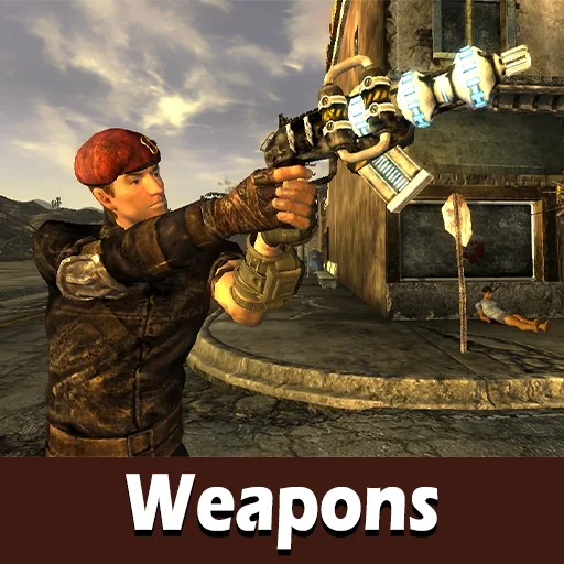 fallout new vegas all heavy weapons