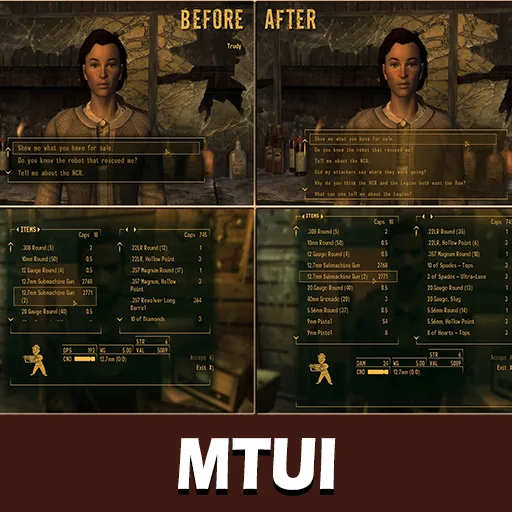 MTUI Mod For Fallout New Vegas